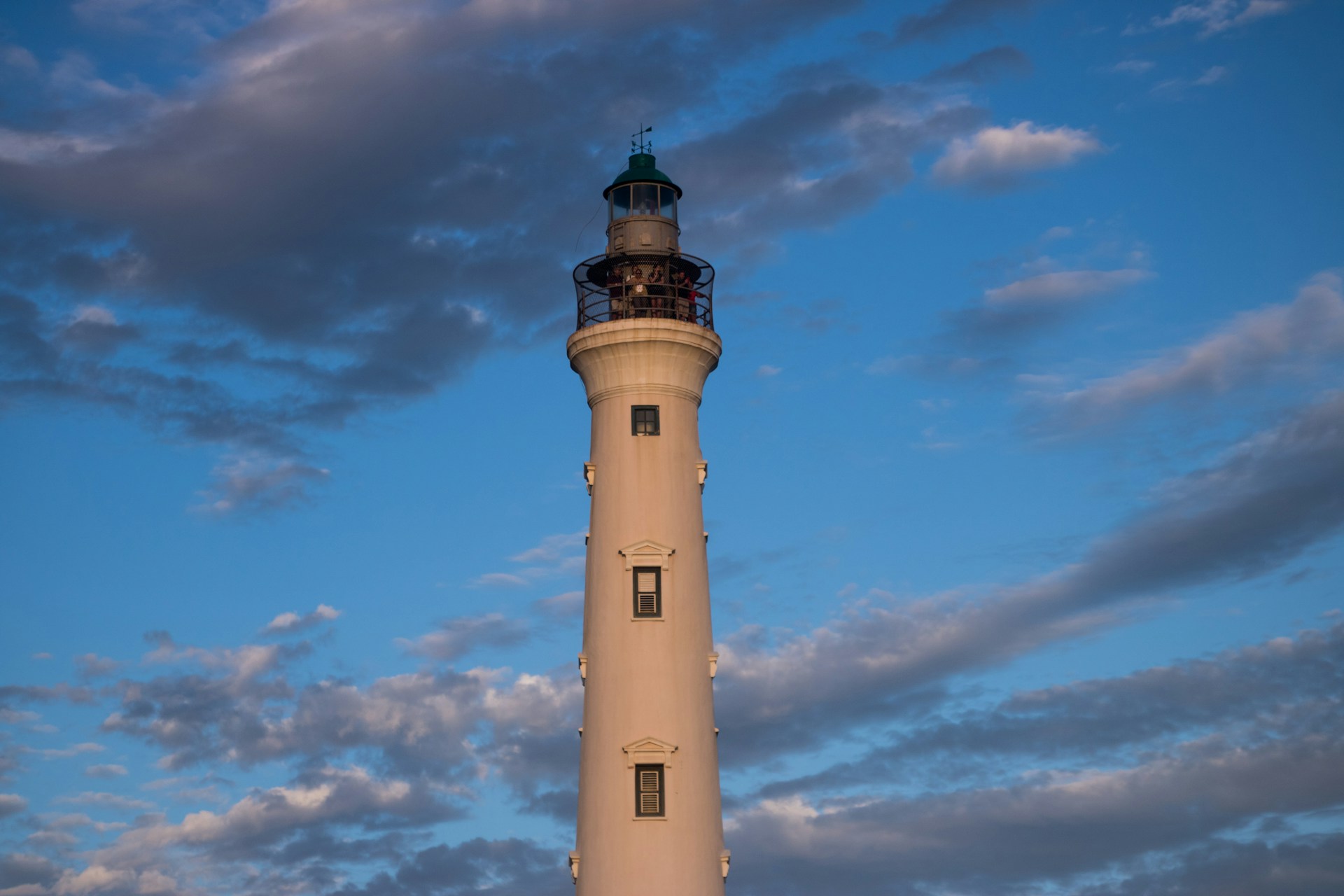 California Lighthouse in Aruba on an island sightseeing tour